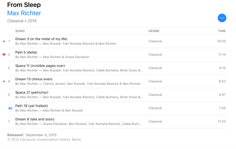 Screen Shot Apple Music